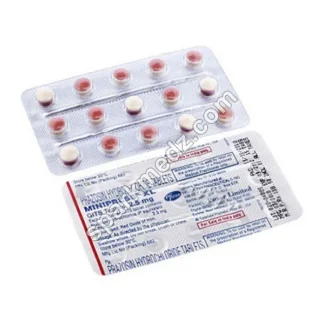 Minipress 2.5 mg tablet